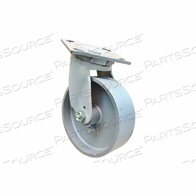 SANITATION CONTAINER SWIVEL CASTER - SEMI-STEEL 6" DIA. - 1200 LB. CAP. by Fairbanks Scale SANITATION CONTAINER SWIVEL CASTER - SEMI-STEEL 6" DIA. - 1200 LB. CAP. by Fairbanks Scale