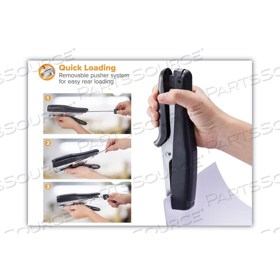 B8 XTREME DUTY PLIER STAPLER, 45-SHEET CAPACITY, 0.25" TO 0.38" STAPLES, 2.5" THROAT, BLACK/CHARCOAL GRAY by Bostitch B8 XTREME DUTY PLIER STAPLER, 45-SHEET CAPACITY, 0.25" TO 0.38" STAPLES, 2.5" THROAT, BLACK/CHARCOAL GRAY by Bostitch