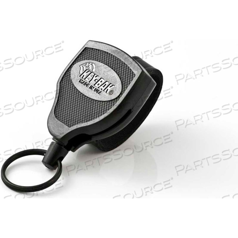 KEY-BAK #SUPER48 S48-SDLEK LOCKING RETRACTABLE KEY REEL 36" KEVLAR CORD BLACK CASE BELT LOOP by West Coast Chain Mfg