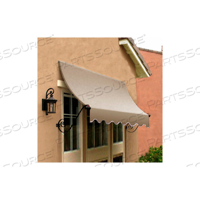 WINDOW/ENTRY AWNING 5-3/8'W X 4-11/16'H X 3'D LINEN 