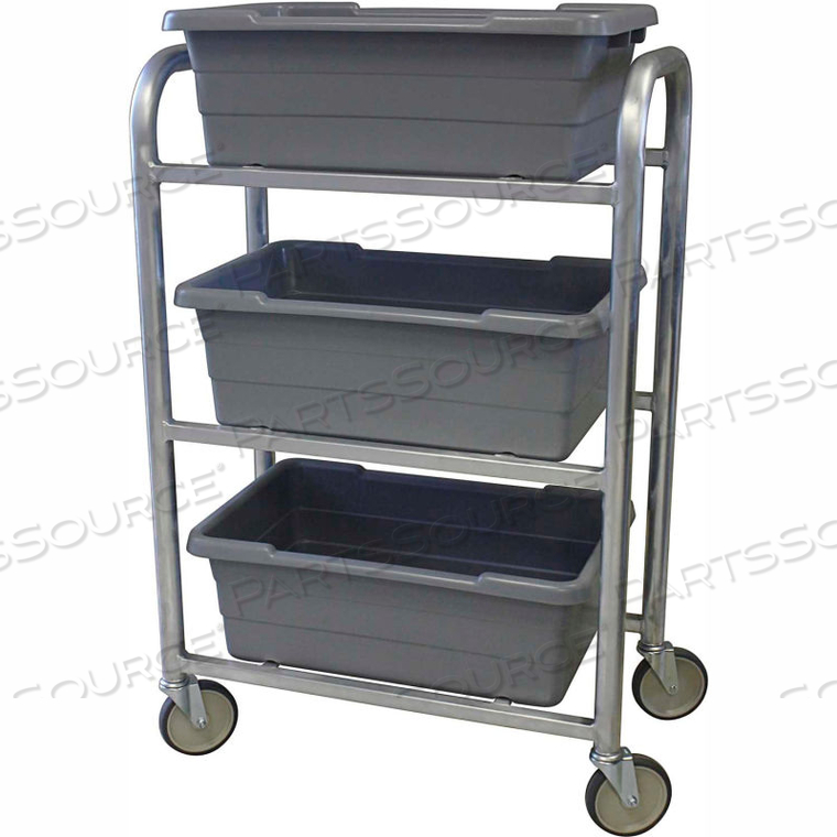 PVI ALUMINUM LUG CART - 3 LUG CAP. ALL-WELDED 28-1/2"L X 15-1/2"W X 43-3/4"H, GRAY by Prairie View Industries Inc. PVI ALUMINUM LUG CART - 3 LUG CAP. ALL-WELDED 28-1/2"L X 15-1/2"W X 43-3/4"H, GRAY by Prairie View Industries Inc.