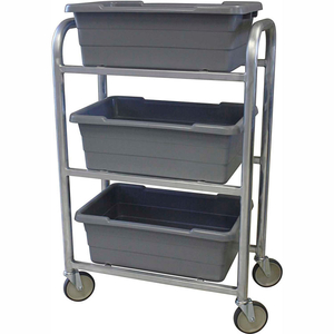 PVI ALUMINUM LUG CART - 3 LUG CAP. ALL-WELDED 28-1/2"L X 15-1/2"W X 43-3/4"H, GRAY by Prairie View Industries Inc.