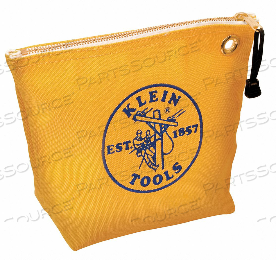 ZIPPER BAG, CANVAS TOOL POUCH YELLOW by Klein Tools