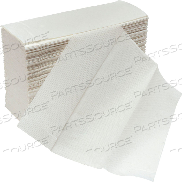 MULTIFOLD PAPER TOWELS, WHITE - 250 SHEETS/PACK, 16 PACKS/CASE 