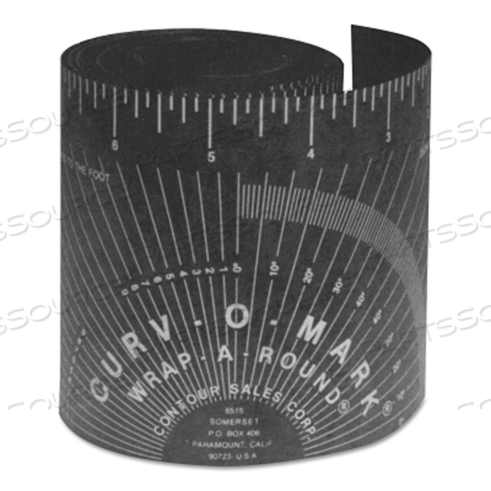 14753 JACKSON SAFETY RULER, WRAP-A-ROUND, LARGE, 6 FT L, 3.88 INCH W, BLACK by Jackson Safety 14753 JACKSON SAFETY RULER, WRAP-A-ROUND, LARGE, 6 FT L, 3.88 INCH W, BLACK by Jackson Safety