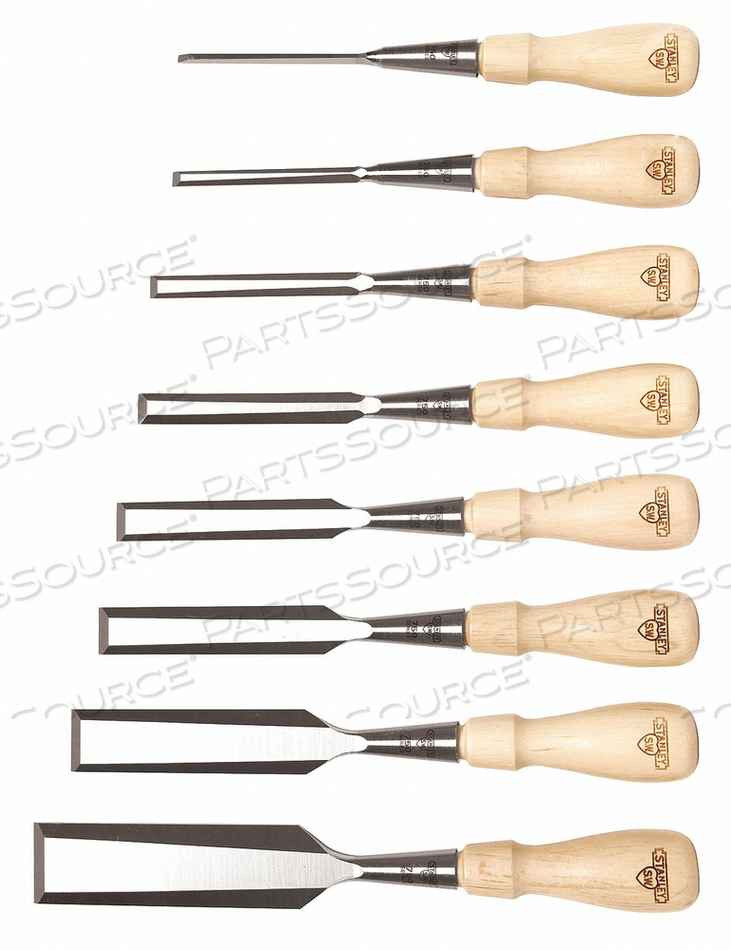 SOCKET CHISEL SET 1/8 TO 1-1/4 IN 8 PC by Stanley