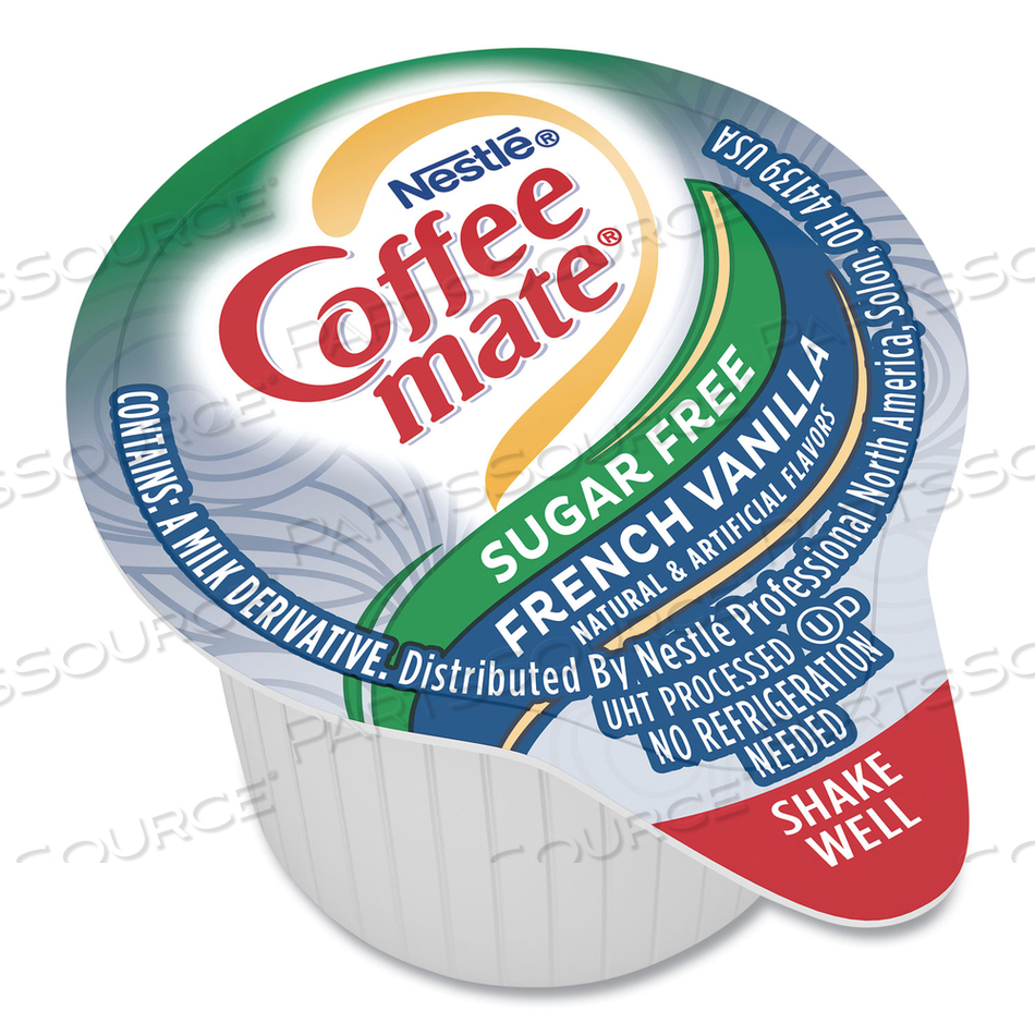 LIQUID COFFEE CREAMER, SUGAR FREE FRENCH VANILLA, 0.38 OZ MINI CUPS by Coffee-Mate