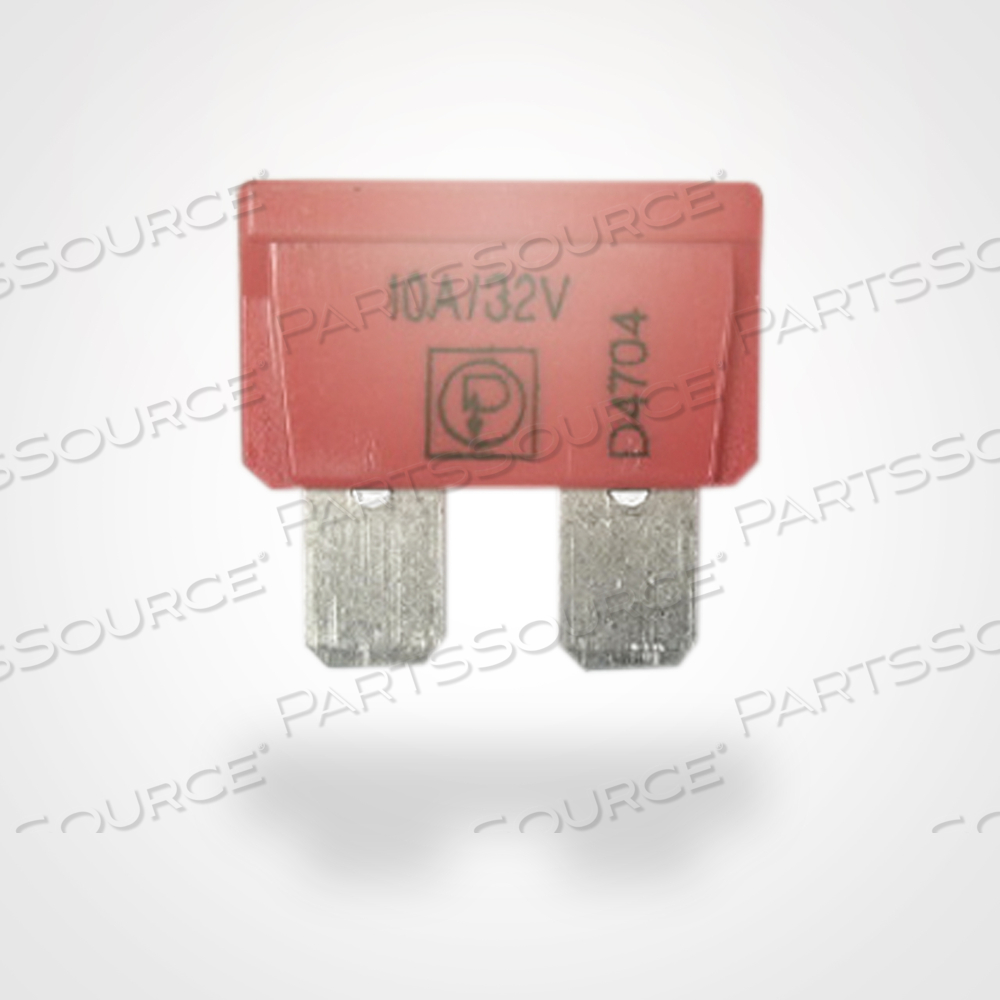 32V 10A RED FK2 BLADE FUSE by Siemens Medical Solutions