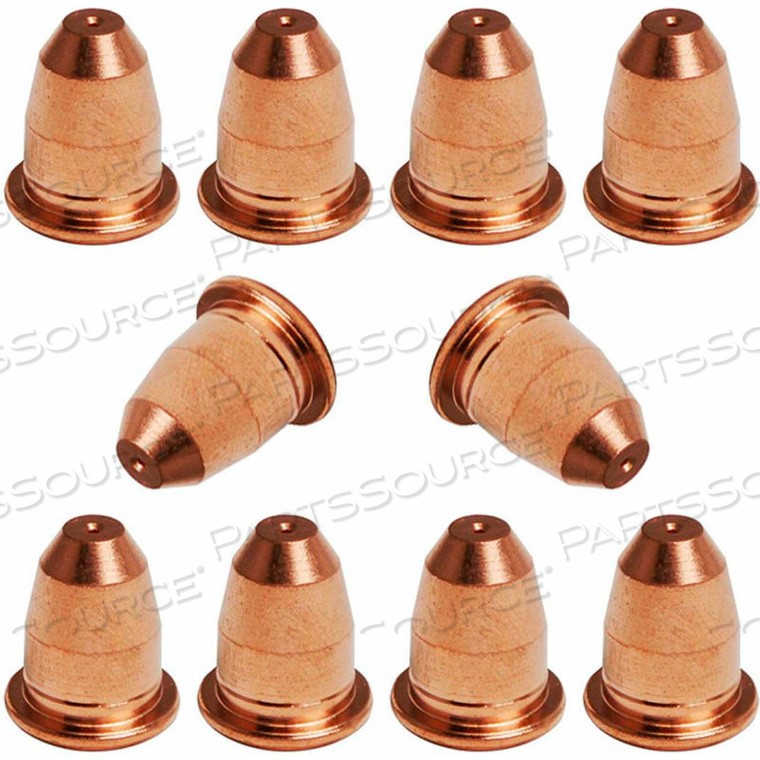 S45 PILOT ARC LARGE PLASMA CUTTER TORCH TIPS, 10 KIT by Longevity, LLC