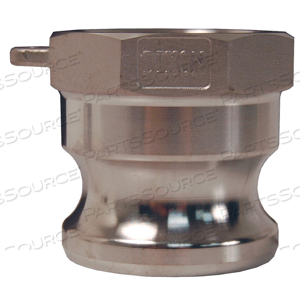 CAM AND GROOVE SS ADAPTER X FNPT 3/4 by Dixon Valve and Coupling