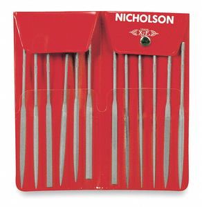 NEEDLE FILE SET SWISS 5-1/2 IN L by Nicholson