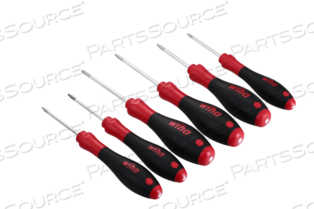 6 PIECE SOFTFINISH TORX SCREWDRIVER SET by Wiha Tools