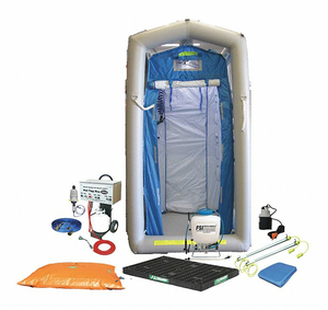 DECONTAMINATION SHOWER BLUE 775 LB. by Fsi