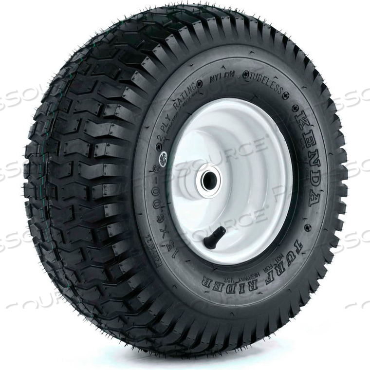 KENDA K358 TIRE MOUNTED ON WHEEL - 15 X 600-6 3-1/4" HUB X 3/4" BORE 2 PLY by Martin Wheel Co.