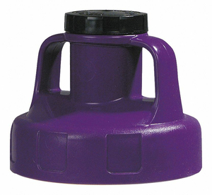 G3512 UTILITY LID W/2 IN OUTLET HDPE PURPLE by Oil Safe