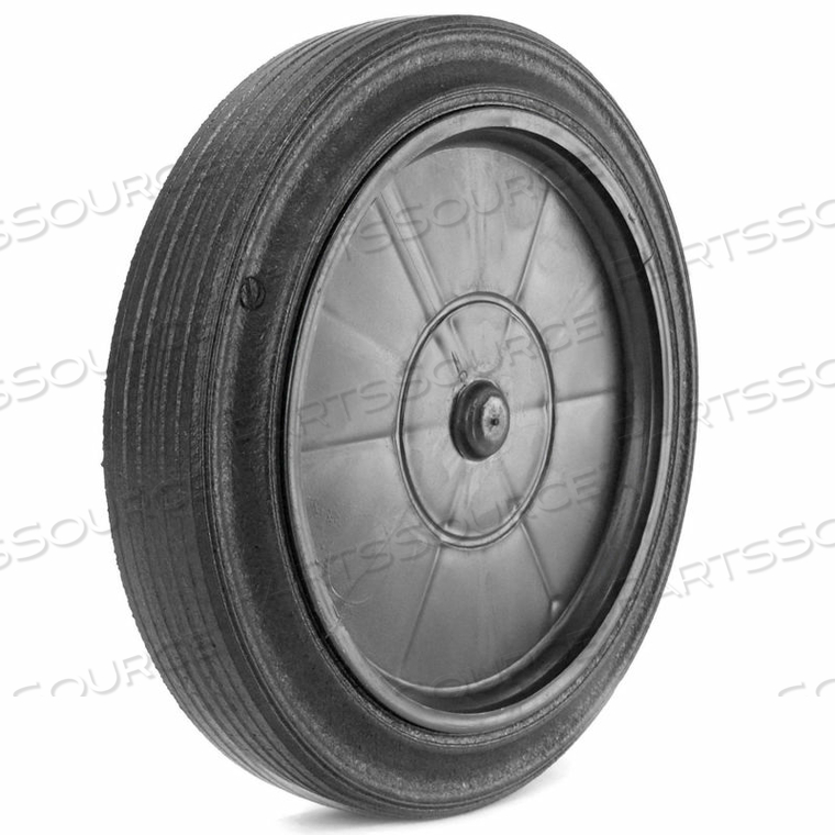 ROLL-TECH 10" X 2" SOLID RUBBER WHEEL - AXEL SIZE 7/8" by Martin Wheel Co.