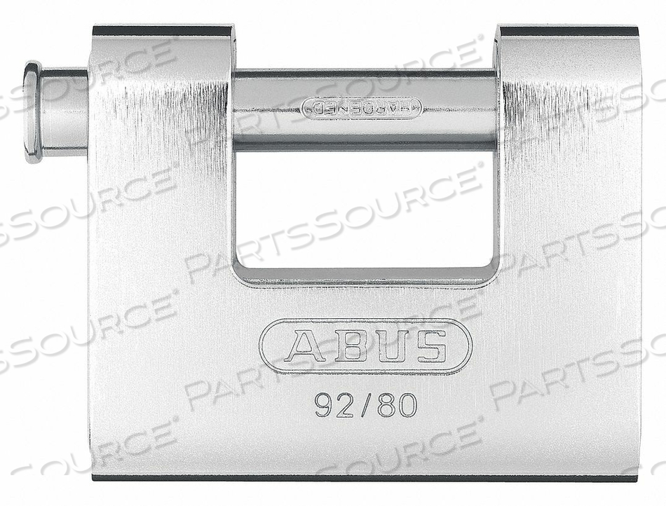 KEYED PADLOCK 1 29/64 IN RECTANGLE GOLD by Abus