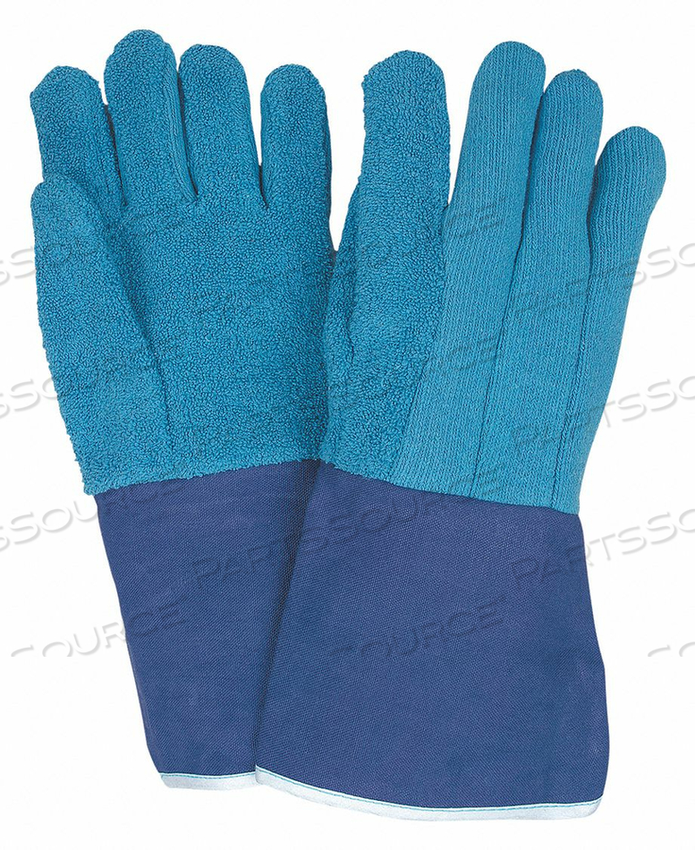 HEAT-RESISTANT GLOVES L BLUE PK12 