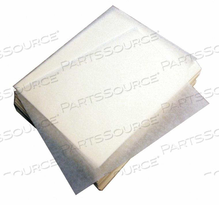 DISPOSABLE OVENABLE PAN LINER, WHITE, LIGHT-WT, 500 SHEETS, NOT COMPOSTABLE, PAPER by Wisco Industries, Inc.