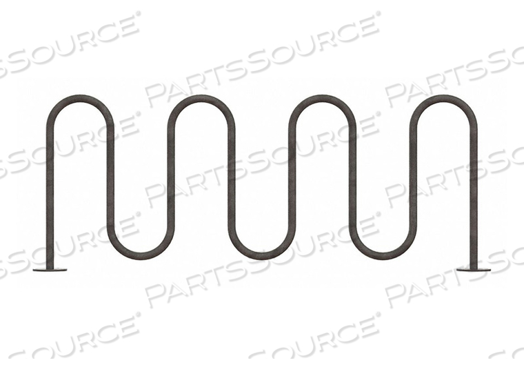 BIKE RACK SILVER 36 H 89 L STEEL by Graber Manufacturing BIKE RACK SILVER 36 H 89 L STEEL by Graber Manufacturing