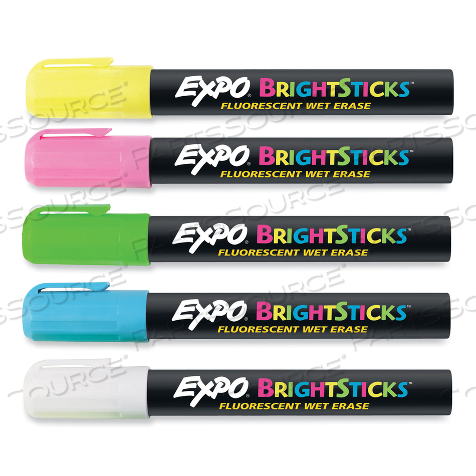 BRIGHT STICKS, MEDIUM BULLET TIP, ASSORTED COLORS by Expo