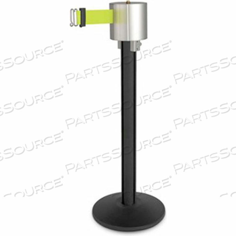 JETTRAC SATELLITE POST, 39" BLACK POST, 65' NEON YELLOW BELT/S-HOOK by Lavi
