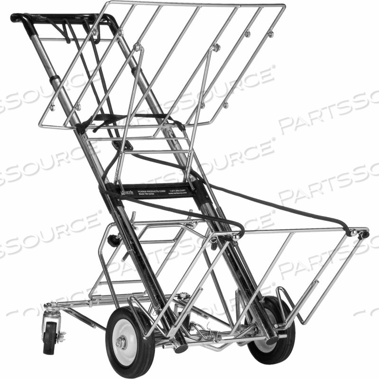 SUPER TECH 4 WHEEL FOLDING LUGGAGE CARGO CART 400 LB. CAP. 