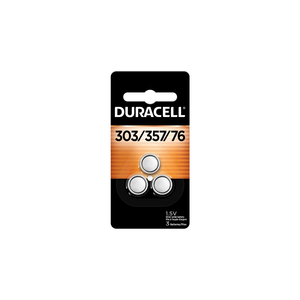 D303/357B3PK DURACELL, D303/D357, BUTTON BATTERY, SILVER OXIDE, 3PK by Duracell