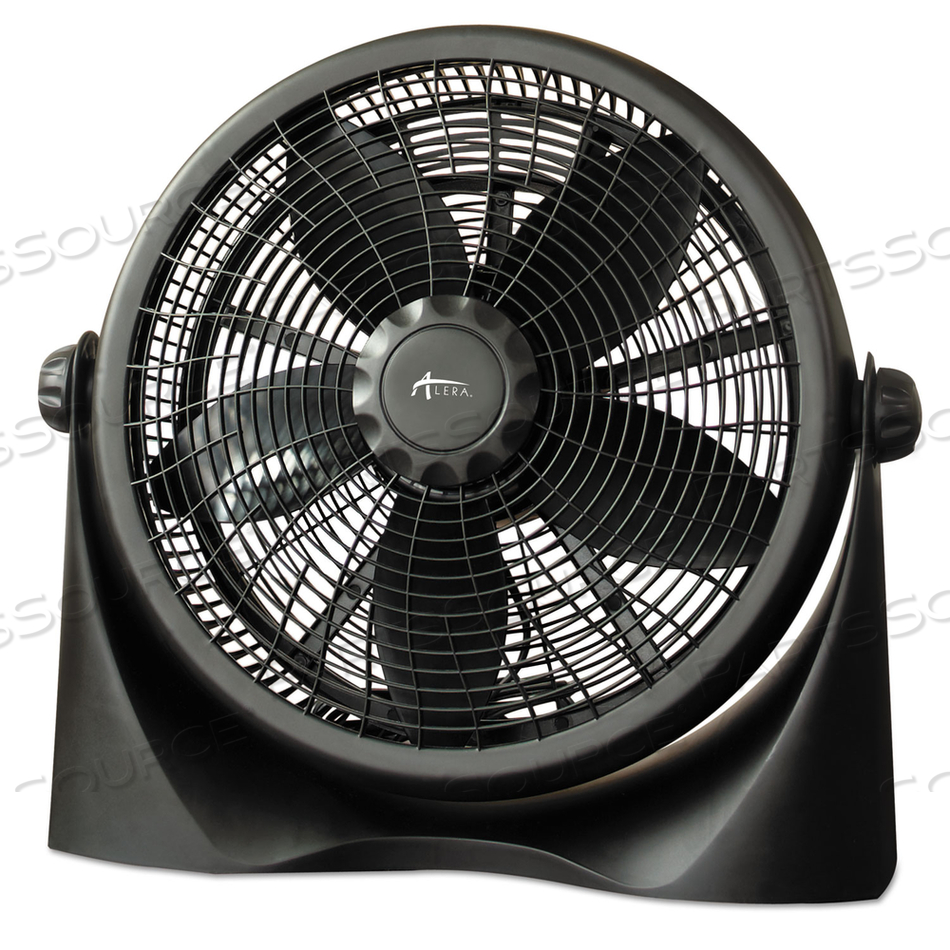 16" SUPER-CIRCULATION 3-SPEED TILT FAN, PLASTIC, BLACK by Alera 16" SUPER-CIRCULATION 3-SPEED TILT FAN, PLASTIC, BLACK by Alera