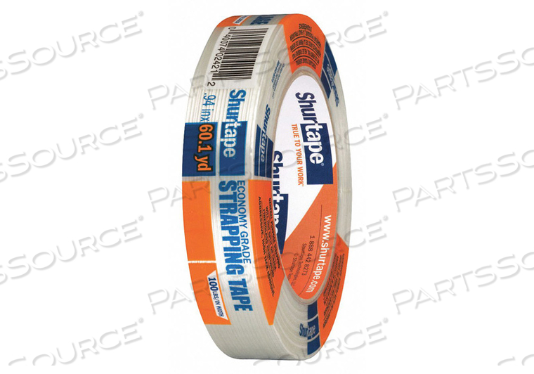 PACKAGING TAPE 24MM W CLEAR 4-47/64 DIA by Shurtape PACKAGING TAPE 24MM W CLEAR 4-47/64 DIA by Shurtape