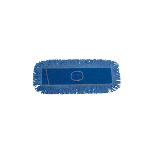 24" X 5" LOOPED-END COTTON/SYNTHETIC DUST MOP HEAD, BLUE by Unisan