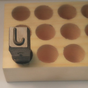 HAND STAMP LETTER J 3/16IN REVERSED by Young Bros. Stamp Works, Inc. HAND STAMP LETTER J 3/16IN REVERSED by Young Bros. Stamp Works, Inc.