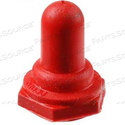 BOOT, TOGGLE SWITCH, RUBBER, RED 