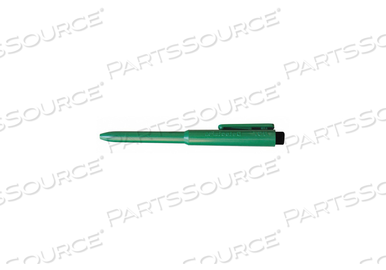 PEN RETRACTABL ROLLERBALL GREEN/BLK PK25 by Detectapro