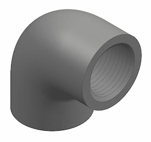 ELBOW 90 DEG 3/4 IN FNPT PVC by GF Piping Systems