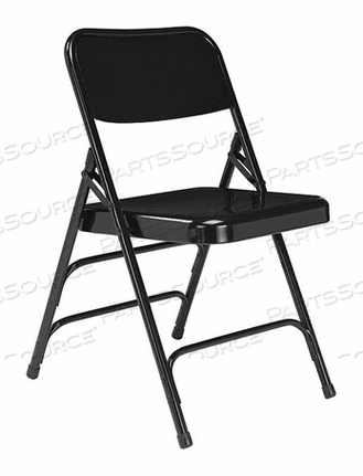 FOLDING CHAIR BLACK 18-3/4 IN. PK4 by National Public Seating FOLDING CHAIR BLACK 18-3/4 IN. PK4 by National Public Seating
