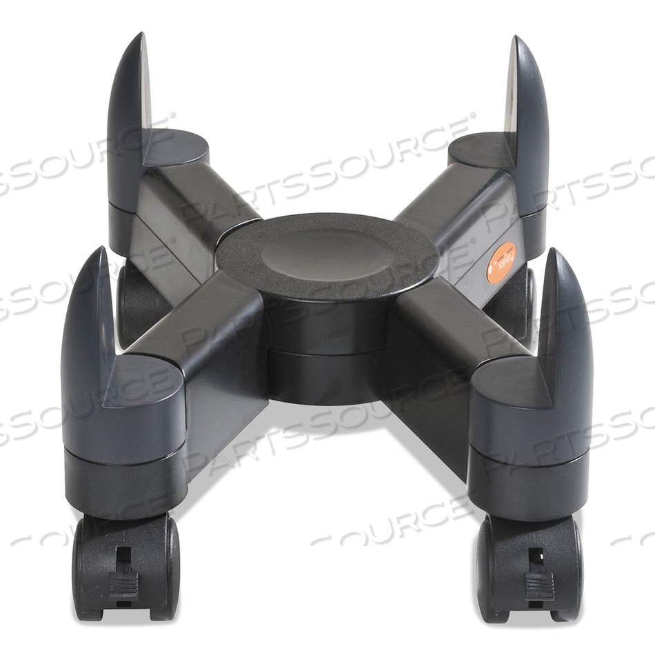 COMPUTER STAND WITH LOCKING WHEELS, SUPPORTS 40 LB, 3 X 16.5 X 4.5, BLACK by Kelly Computer Supply Company COMPUTER STAND WITH LOCKING WHEELS, SUPPORTS 40 LB, 3 X 16.5 X 4.5, BLACK by Kelly Computer Supply Company