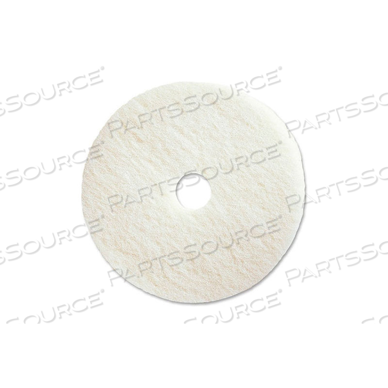 18" POLISHING PAD, WHITE, 5 PER CASE 