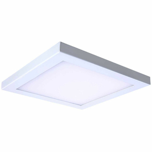 10" SQUARE PLATTER LED FLUSH MOUNT LIGHT, 40W, 120V, 3000K, WHITE by AMAX Lighting 10" SQUARE PLATTER LED FLUSH MOUNT LIGHT, 40W, 120V, 3000K, WHITE by AMAX Lighting