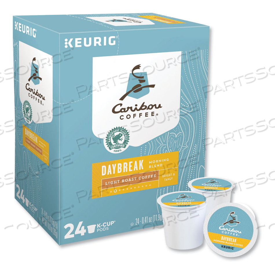 DAYBREAK MORNING BLEND COFFEE K-CUPS by Caribou Coffee DAYBREAK MORNING BLEND COFFEE K-CUPS by Caribou Coffee
