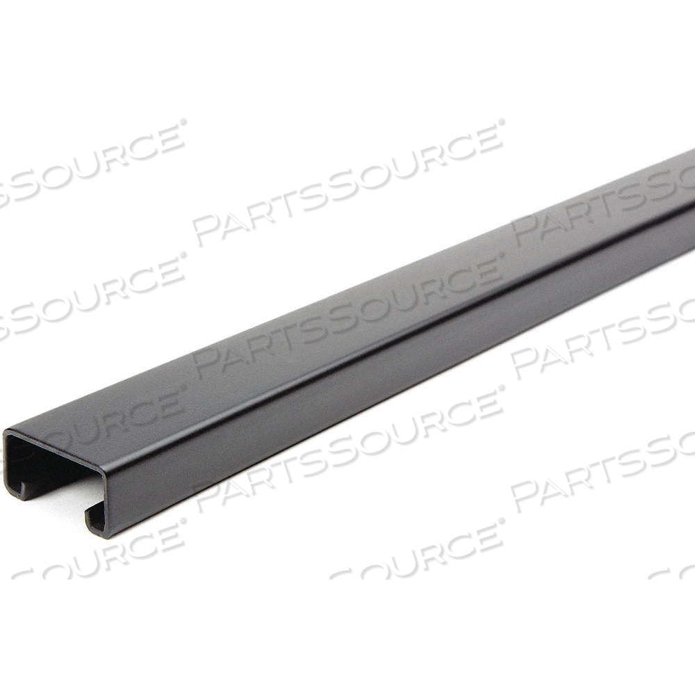 STRUT CHANNEL - SOLID WALL, STEEL, PAINTED, 14 GA GAUGE, 1 FT OVERALL LG, BLACK by Approved Vendor STRUT CHANNEL - SOLID WALL, STEEL, PAINTED, 14 GA GAUGE, 1 FT OVERALL LG, BLACK by Approved Vendor