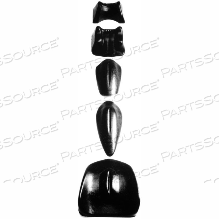 PIVOTAL THERAPY SOFT TISSUE SYSTEM 5PC SET (NECK, STD & SHORT THORACIC, OCCIPIVOT, LUMBAR) by Fabrication Enterprises