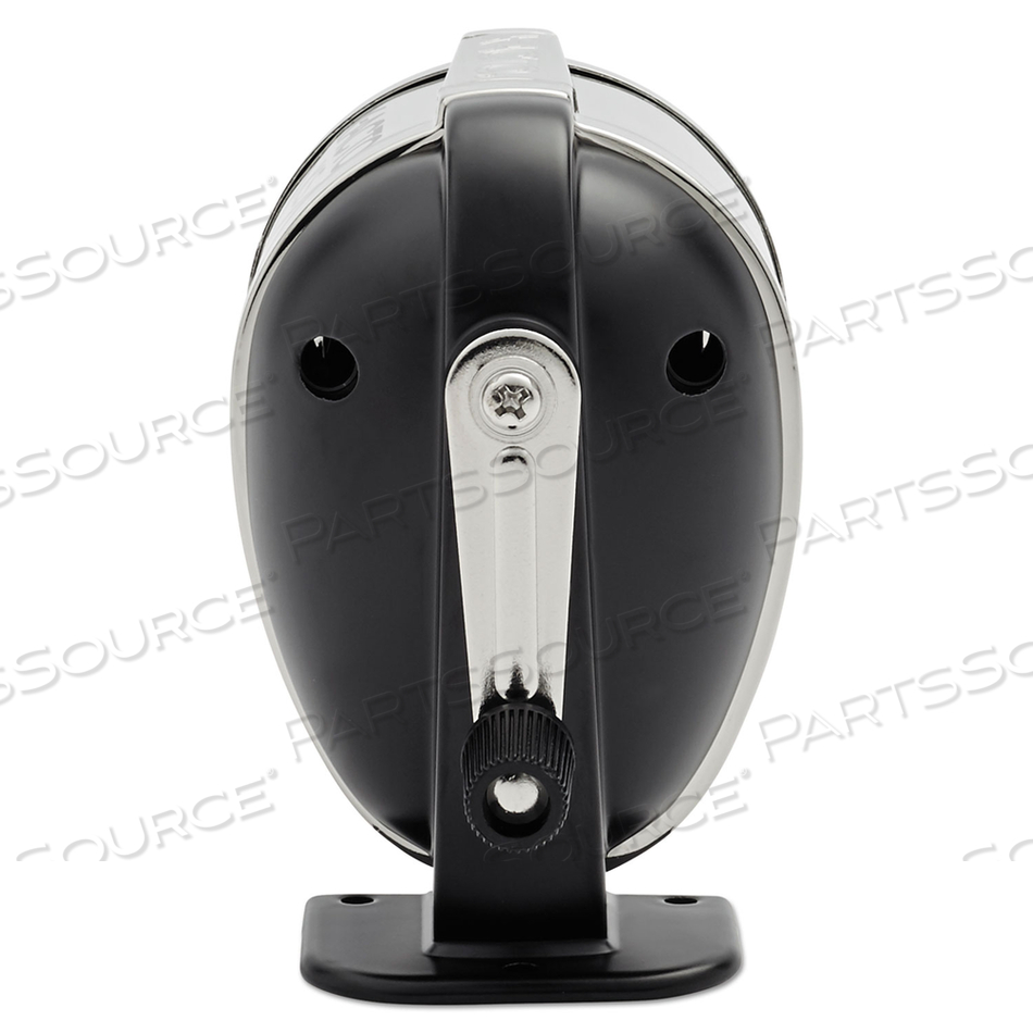 KS MANUAL CLASSROOM PENCIL SHARPENER, TABLE/WALL-MOUNT DESIGN, MANUALLY-POWERED, 2.75 X 4.75 X 4.25, BLACK/NICKEL by X-Acto