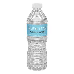PURIFIED BOTTLED WATER, 16.9 OZ BOTTLE, 24 BOTTLES/CARTON by True Clear PURIFIED BOTTLED WATER, 16.9 OZ BOTTLE, 24 BOTTLES/CARTON by True Clear