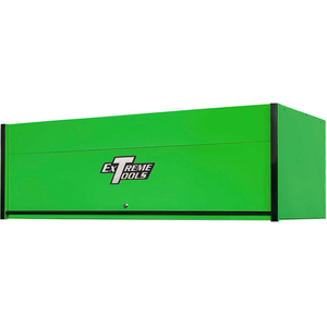 72"X30" GREEN PROFESSIONAL EXTREME POWER WORKSTATION HUTCH BLACK HANDLE by Extreme Tools Inc.