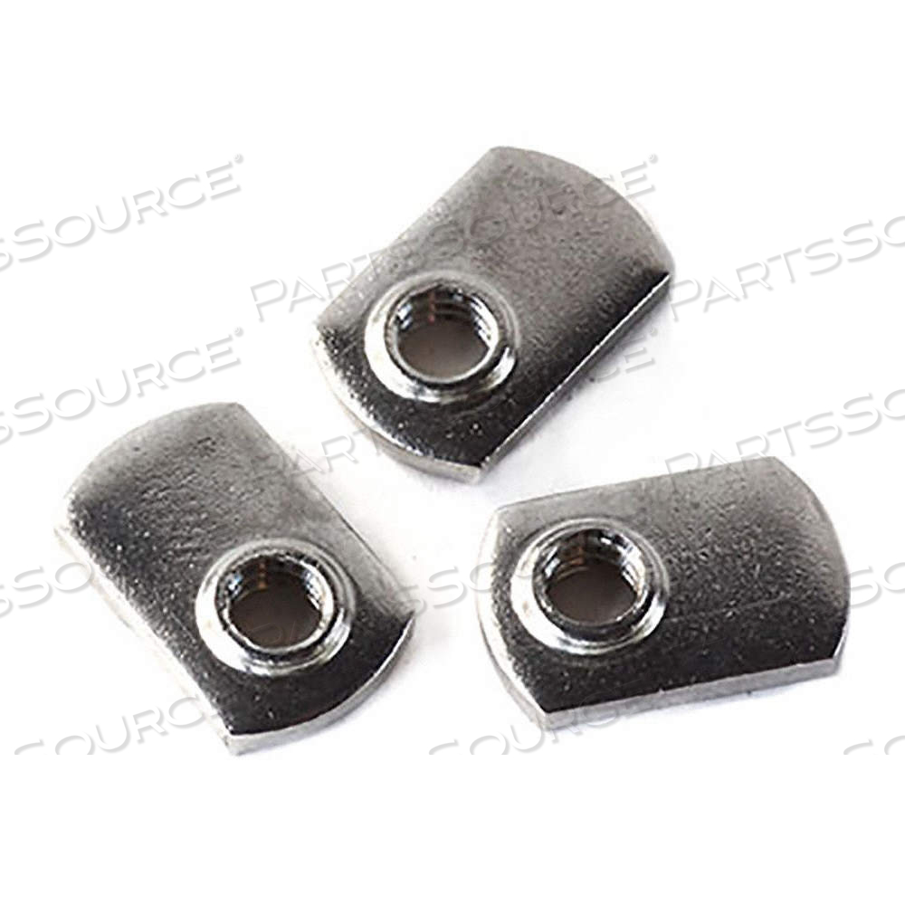 WELD NUT, #6-32 THREAD, TAB, 3/32 IN BASE HT, 7/16 IN BASE WD, 5/8 IN BASE LG, STEEL by Approved Vendor WELD NUT, #6-32 THREAD, TAB, 3/32 IN BASE HT, 7/16 IN BASE WD, 5/8 IN BASE LG, STEEL by Approved Vendor