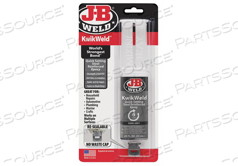 EPOXY ADHESIVE 25ML DUAL TUBE GRAY by J-B Weld