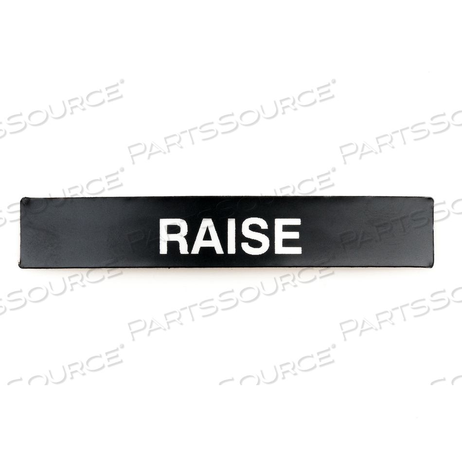 "RAISE" NAMEPLATE by STERIS Corporation