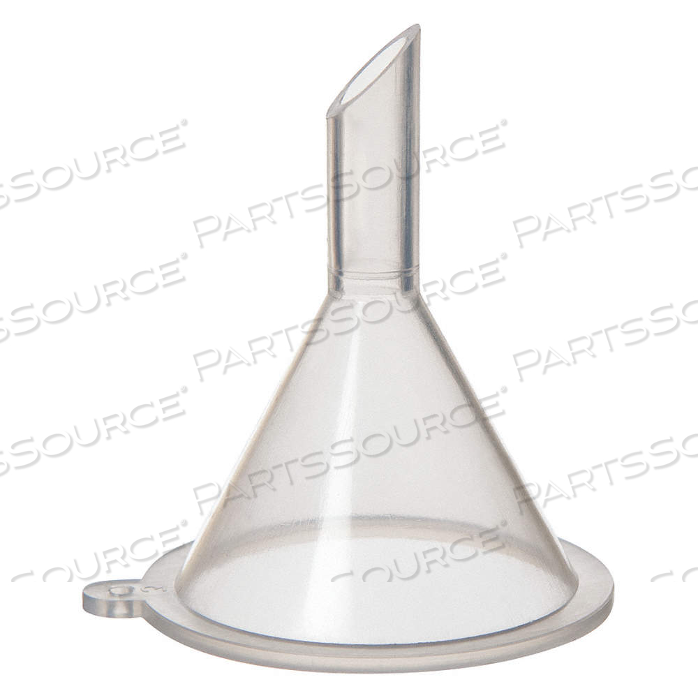MICRO FUNNEL, PLASTIC, 0.27 FL OZ CAPACITY - OZ, 8.1 ML CAPACITY - ML, POLYPROPYLENE, POLYPROPYLENE by Approved Vendor