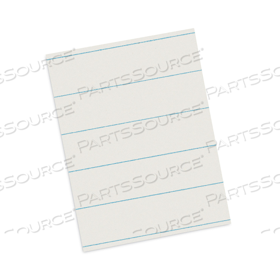 RULED NEWSPRINT PAPER, 3/8" SHORT RULE, 8.5 X 11 by Pacon